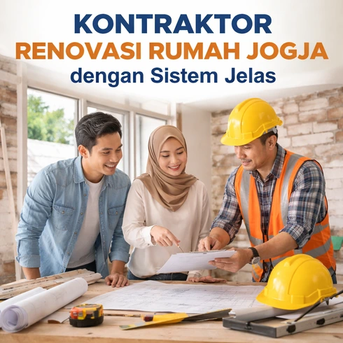 Kontraktor Renovasi Rumah Jogja dengan Sistem Jelas